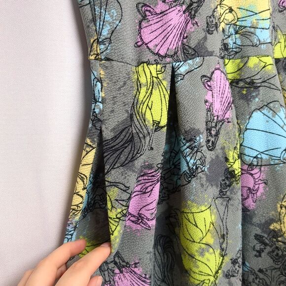 Lularoe Disney Princess Amelia Pastel Dress Cinderella Rapunzel Belle Size 3XL - Picture 5 of 10